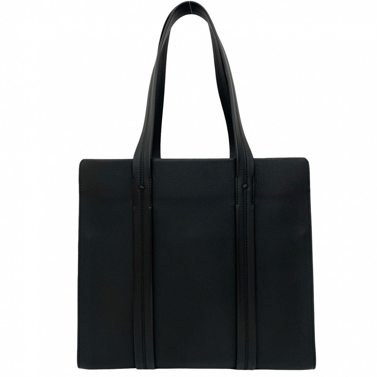 LOUIS VUITTON Tote Bag leather black Aerogram Takeoff Tote
