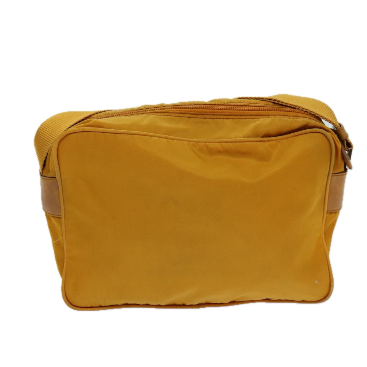 PRADA Shoulder Bag Nylon Orange Auth