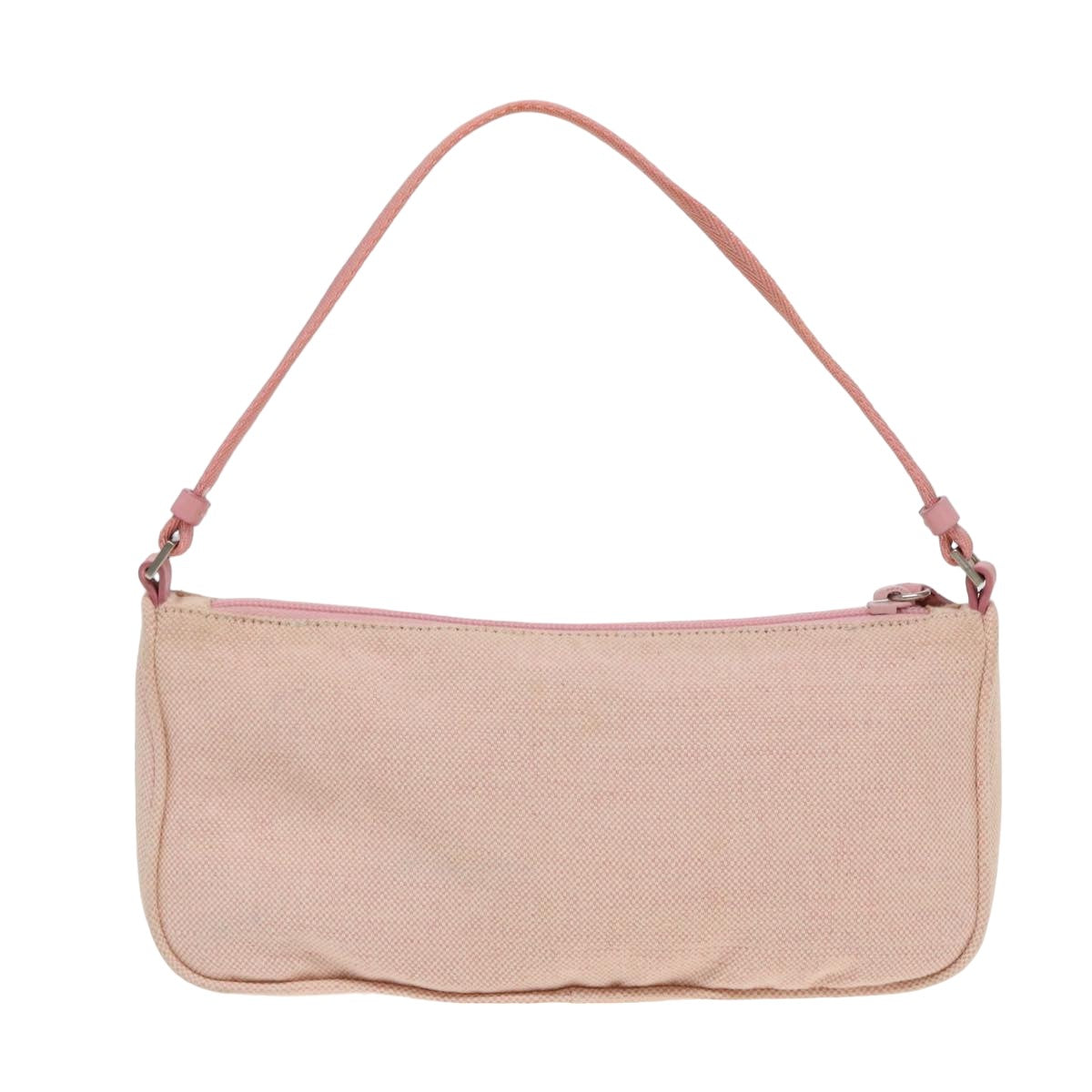 PRADA Sports Accessory Pouch Canvas Pink Auth Luxury Handbag