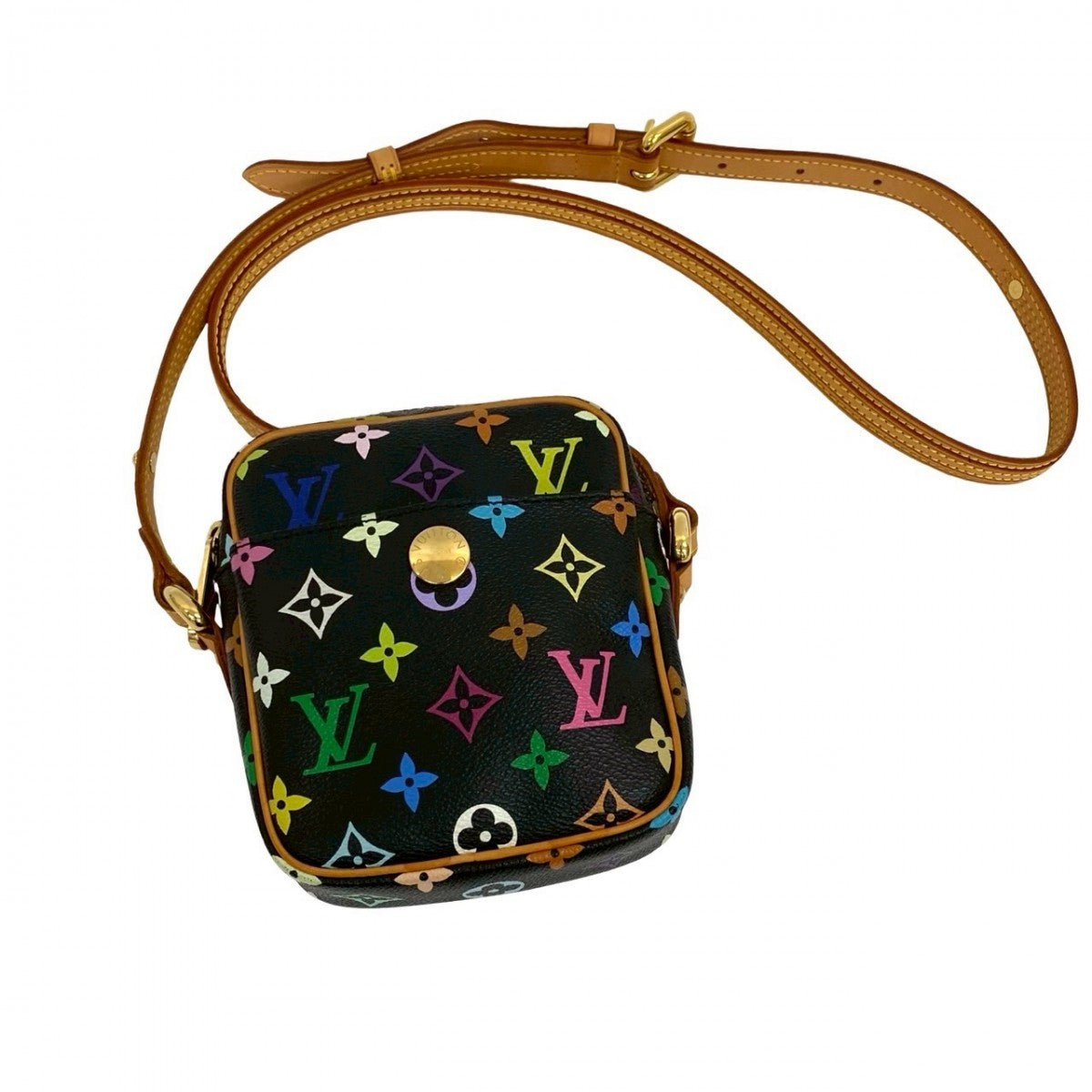 LOUIS VUITTON Shoulder Bag leather multicolor Monogram multicolor lift