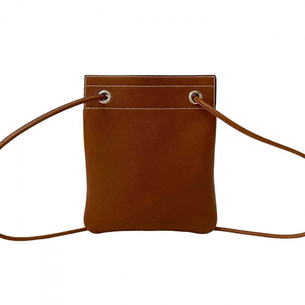 HERMES Shoulder Bag Vauvarenia Brown Arine Mini