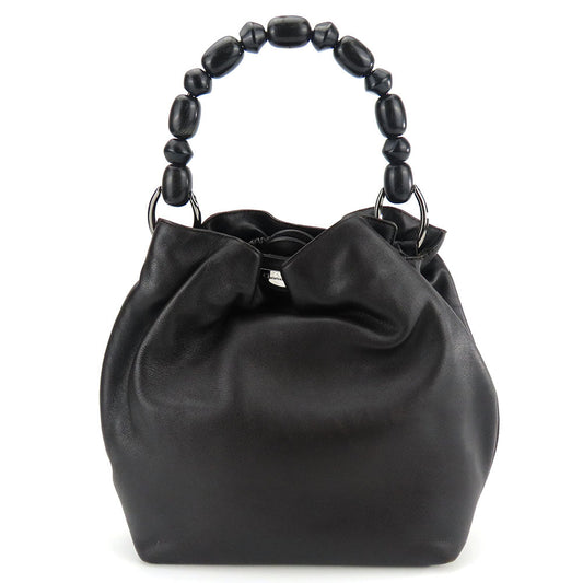 Christian Dior Handbag leather Dark brown type Women