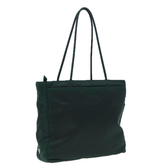 PRADA Tote Bag Nylon Green Auth