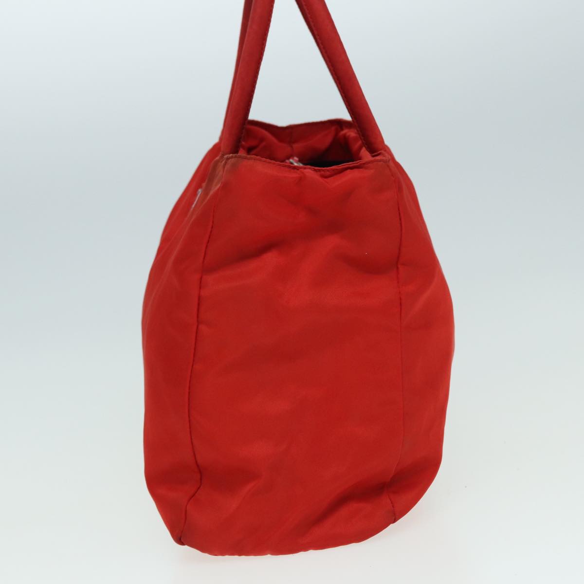 PRADA Tote Bag Nylon Red Auth