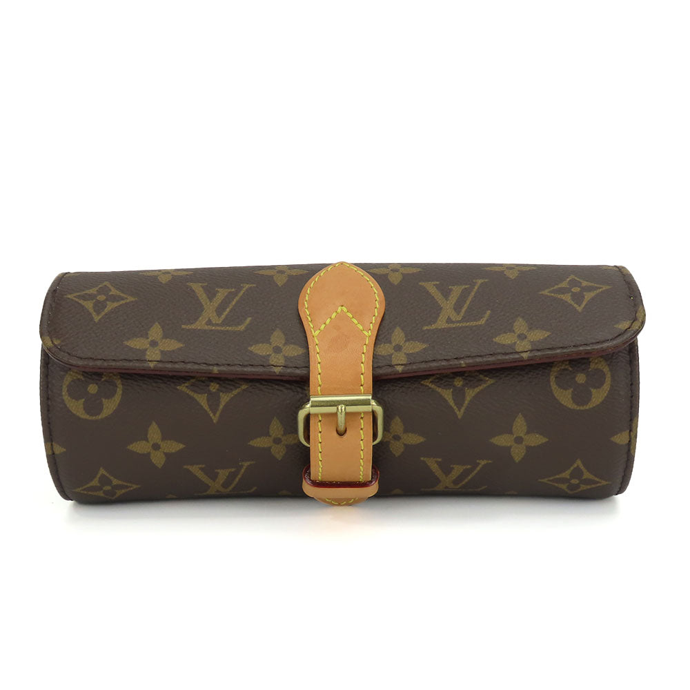 LOUIS VUITTON Other accessories Monogram Brown Etui ・ 3 Montor