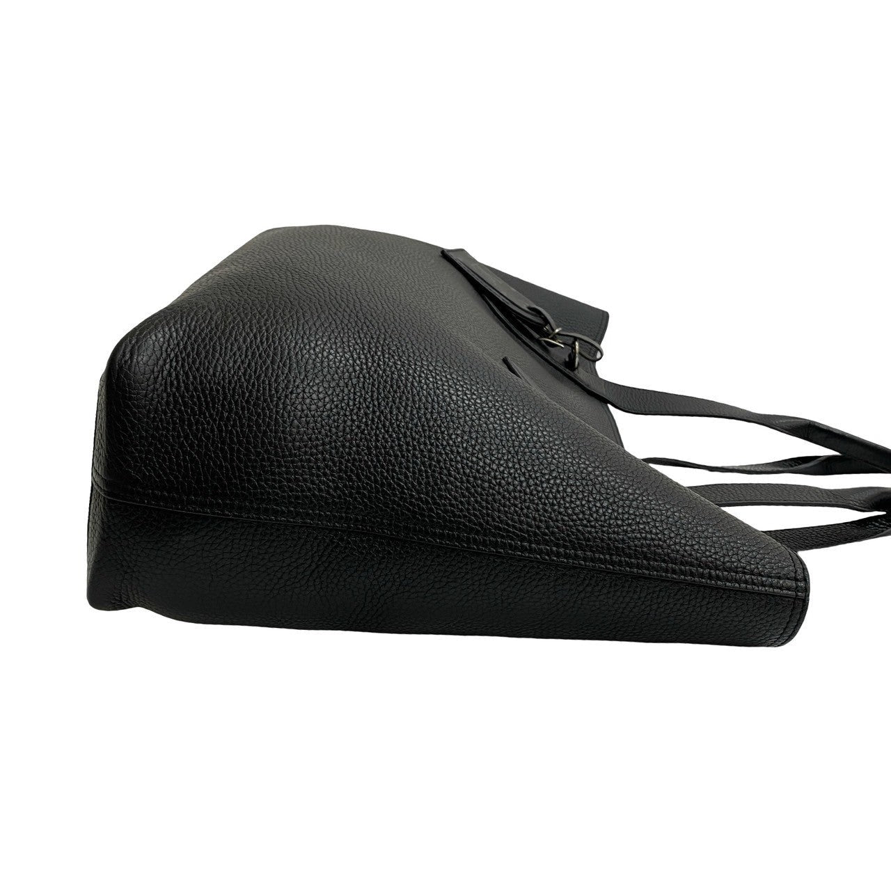 LOUIS VUITTON Tote Bag leather black Hippo Voyage NV