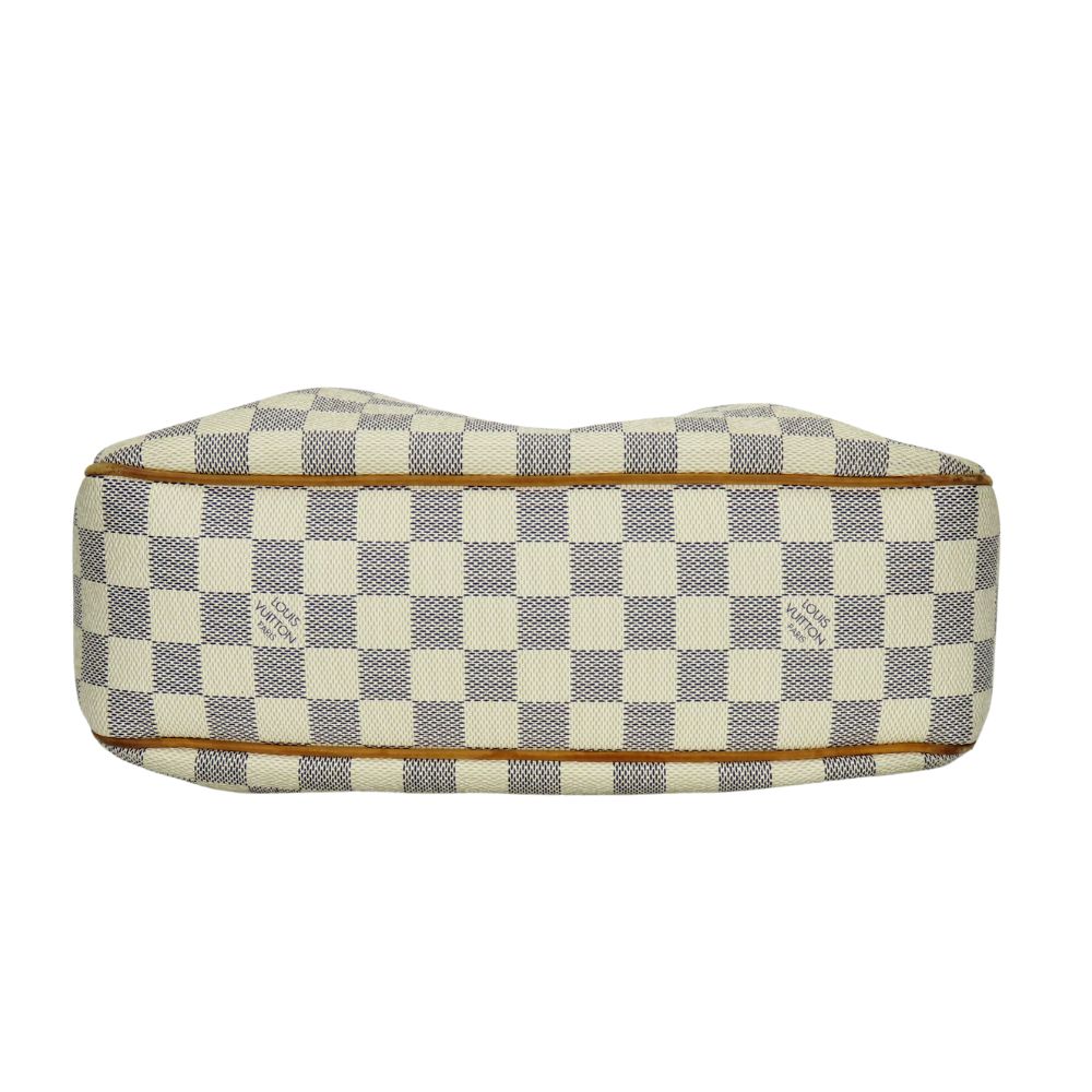 LOUIS VUITTON Shoulder Bag Damier Azur white Siracusa PM