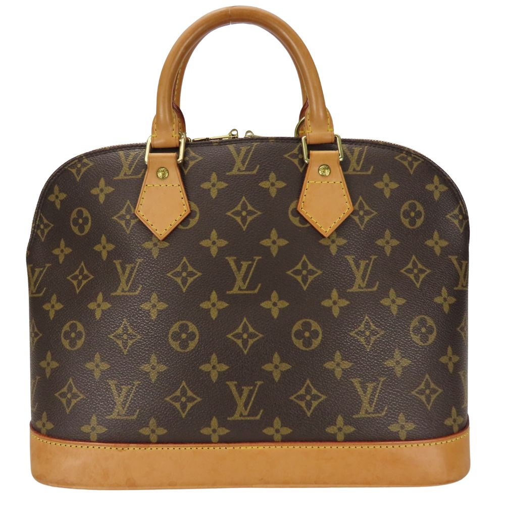 LOUIS VUITTON Handbag Monogram Brown Alma Women
