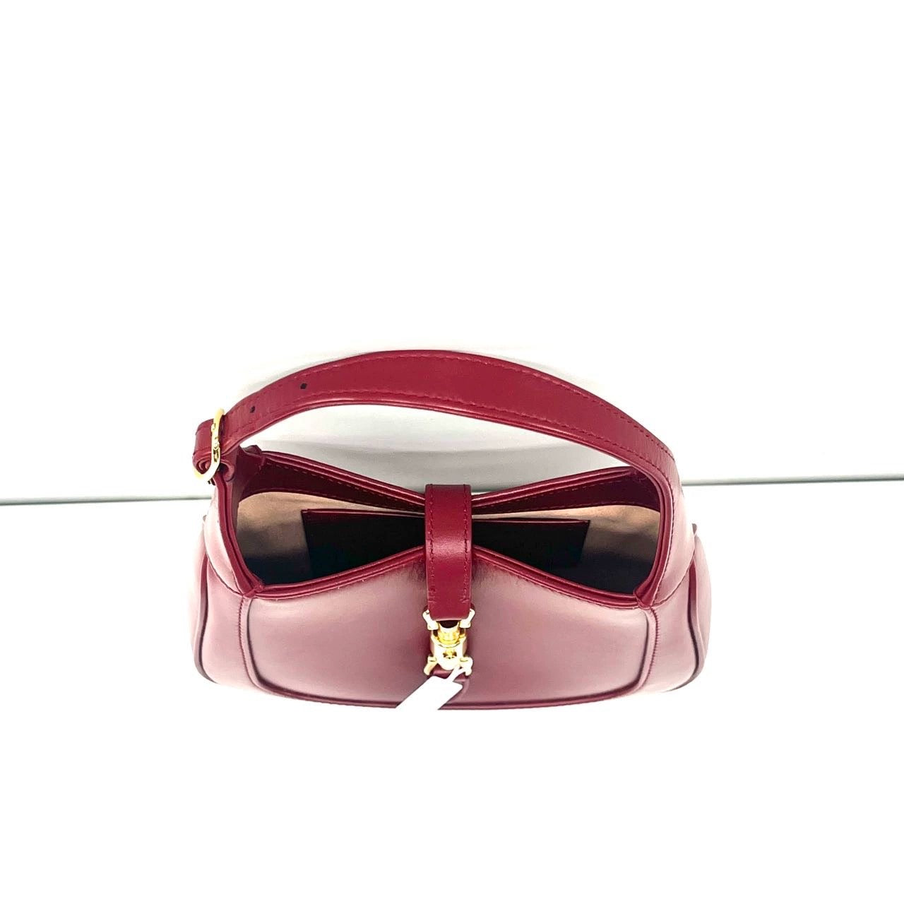 Gucci Jackie 1961 Mini Red Burgundy Leather Bag