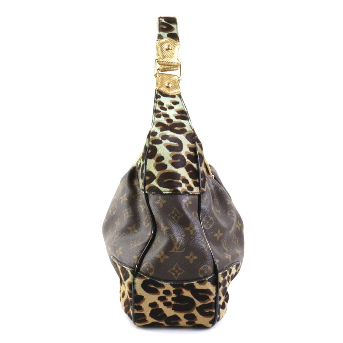 Louis Vuitton blue Monogram Leather Shoulder Bag