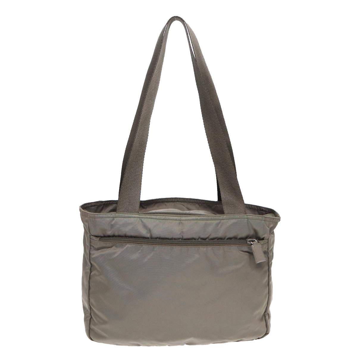 PRADA Tote Bag Nylon Khaki Auth