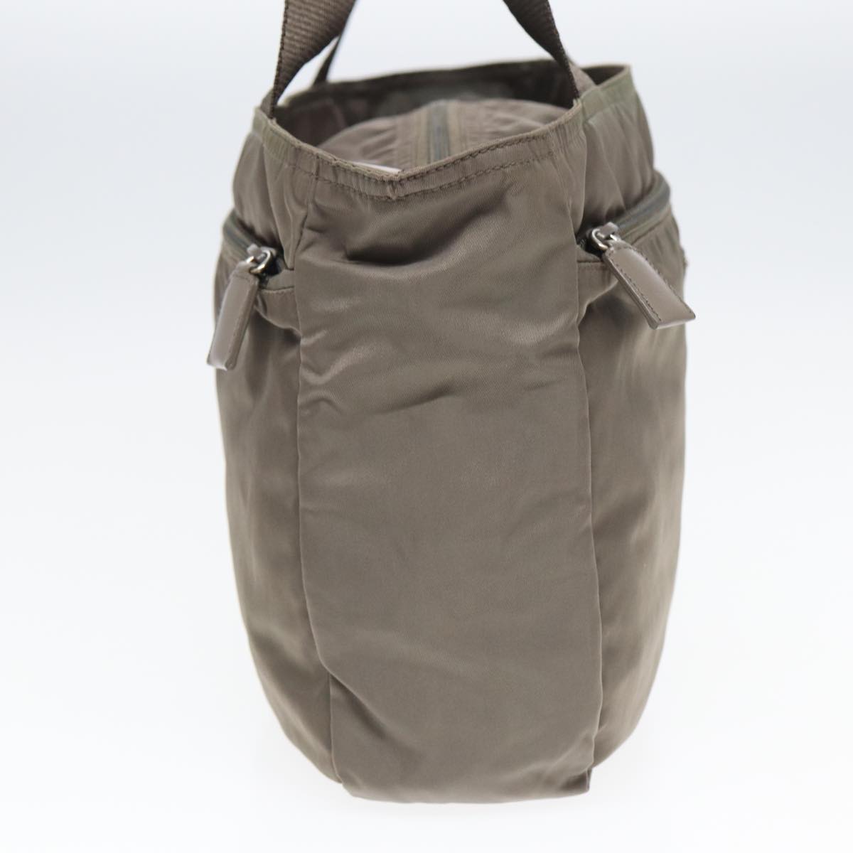 PRADA Tote Bag Nylon Khaki Auth