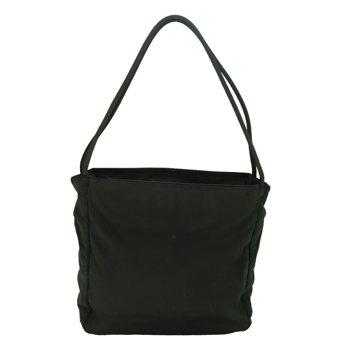 PRADA Shoulder Bag Nylon Khaki Auth