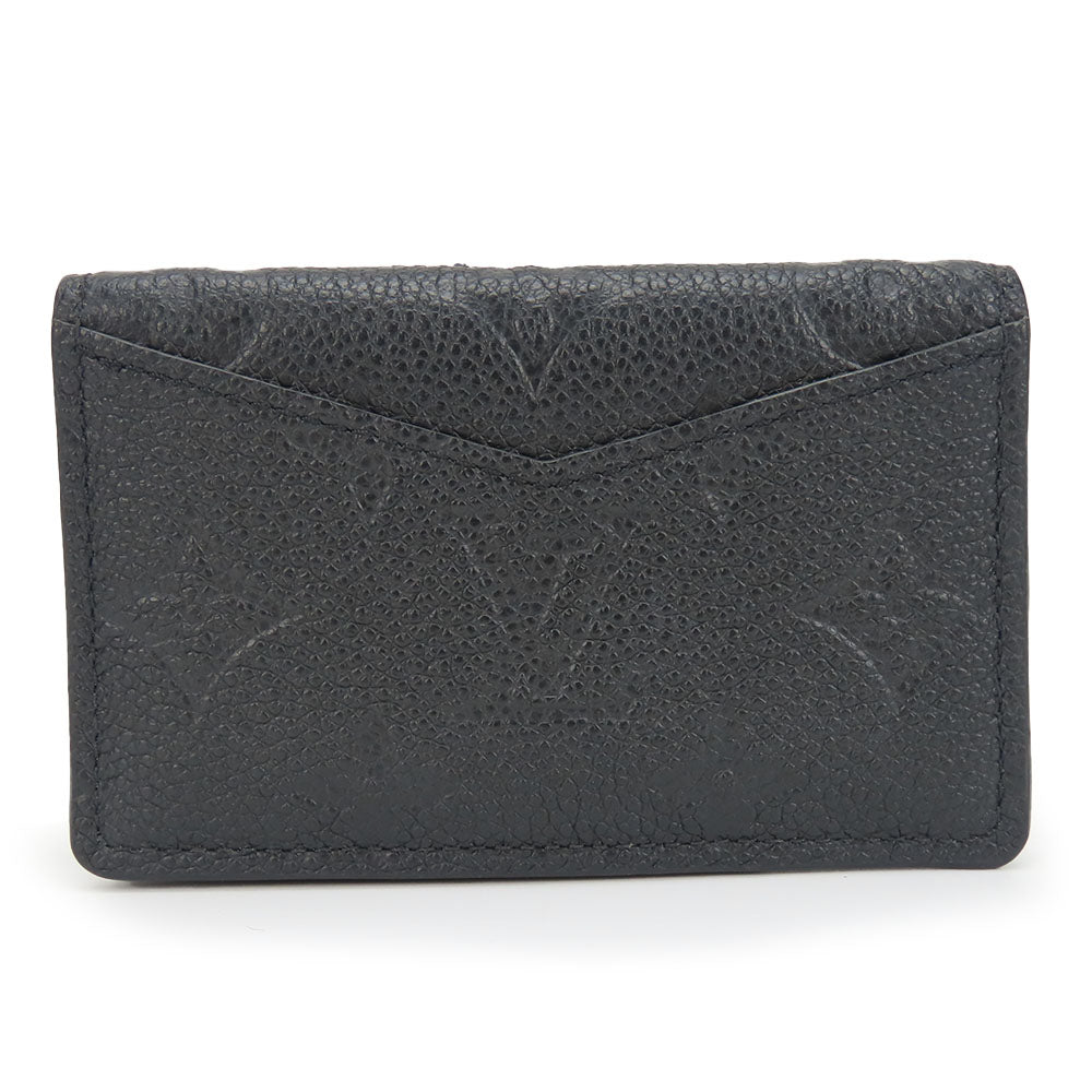 Luxury Women's Handbag | LOUIS VUITTON Card Case Monogram Ann Platt Noir Devisit Unveil Cult unisex(Unisex)