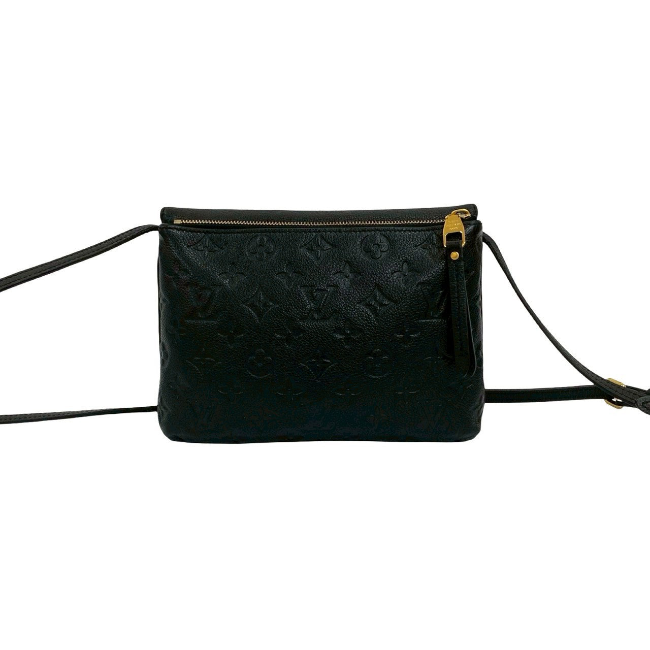 Elegant Women's Shoulder Bag | LOUIS VUITTON Shoulder Bag leather black Monogram Ann Platt Twice