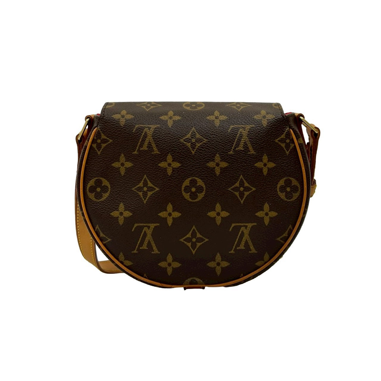 LOUIS VUITTON Shoulder Bag leather Brown Monogram Tamburan