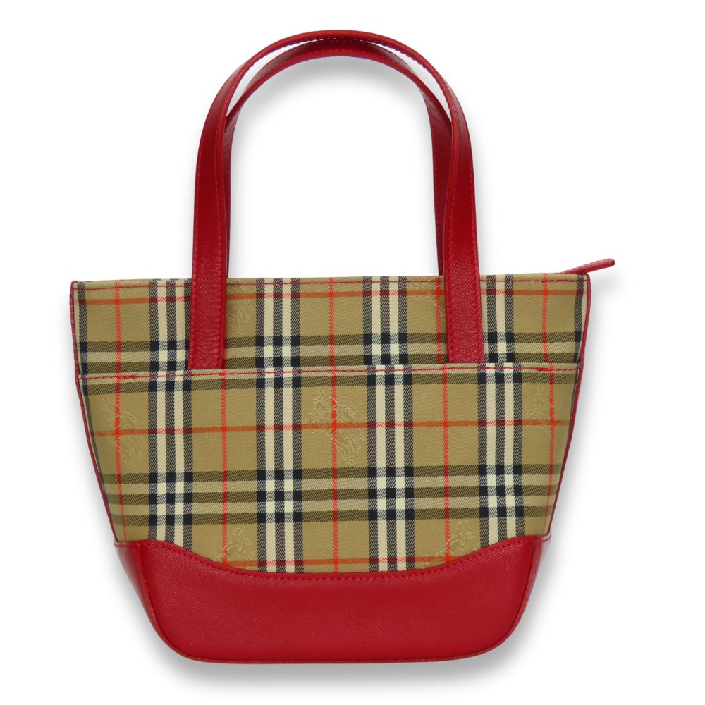 Burberry Handbag Canvas Leather Handbag