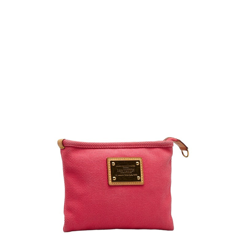 Louis Vuitton Antigua ette Plate PM Porchette M40068 Rose Pink Canvas Leather Louis Vuitton