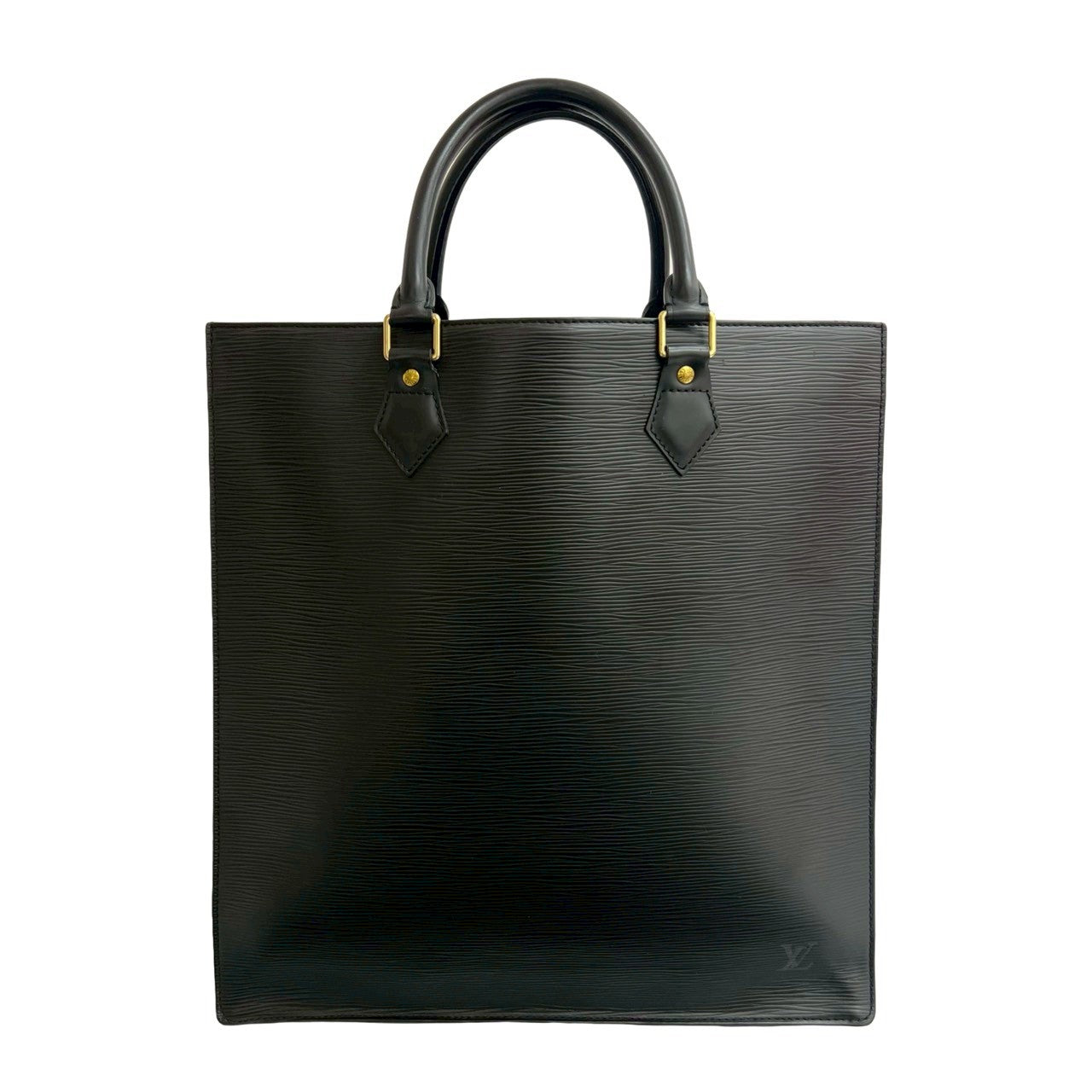 Luxury Women's Tote Bag | LOUIS VUITTON Handbag Epi Leather black Epi Sac Plat