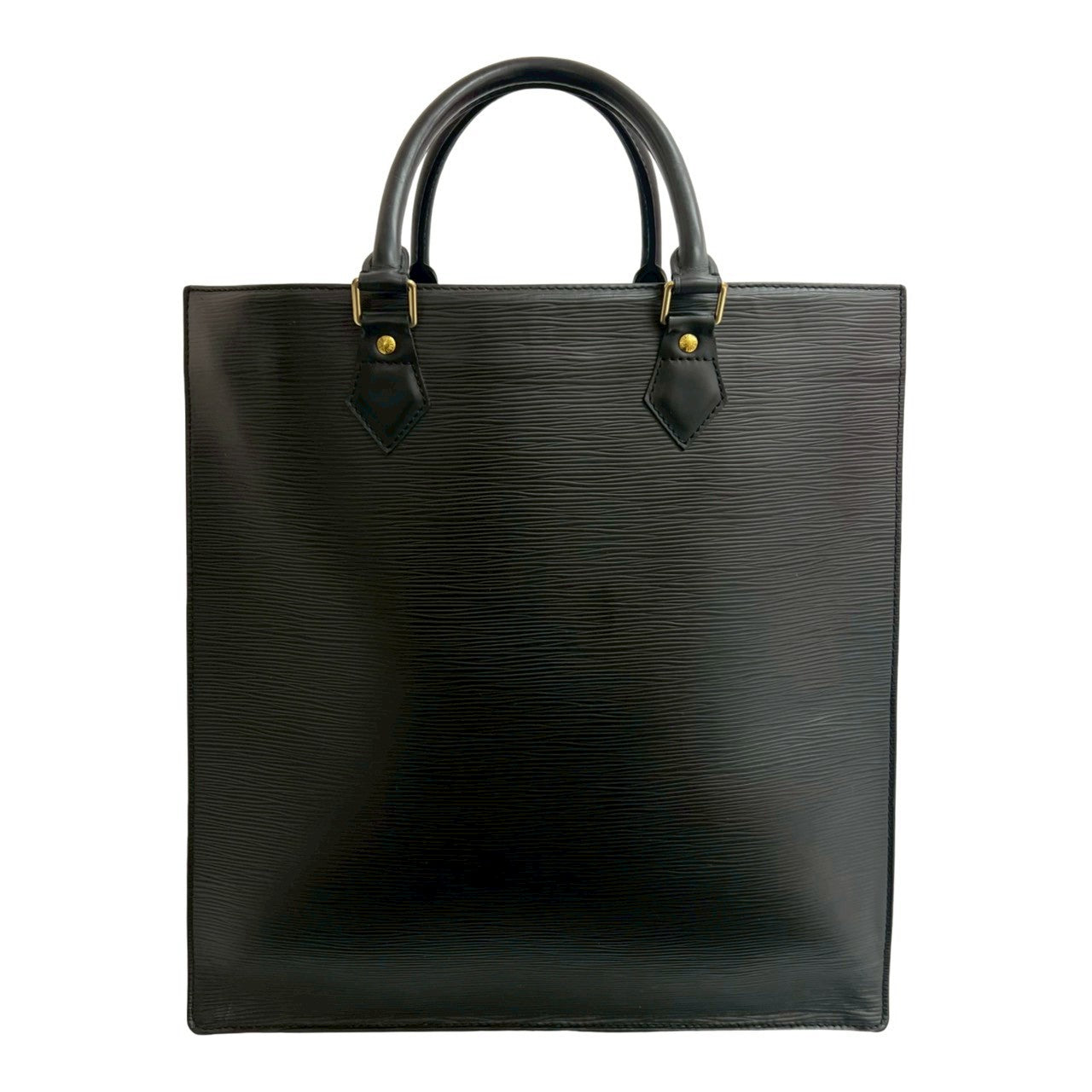 Luxury Women's Tote Bag | LOUIS VUITTON Handbag Epi Leather black Epi Sac Plat