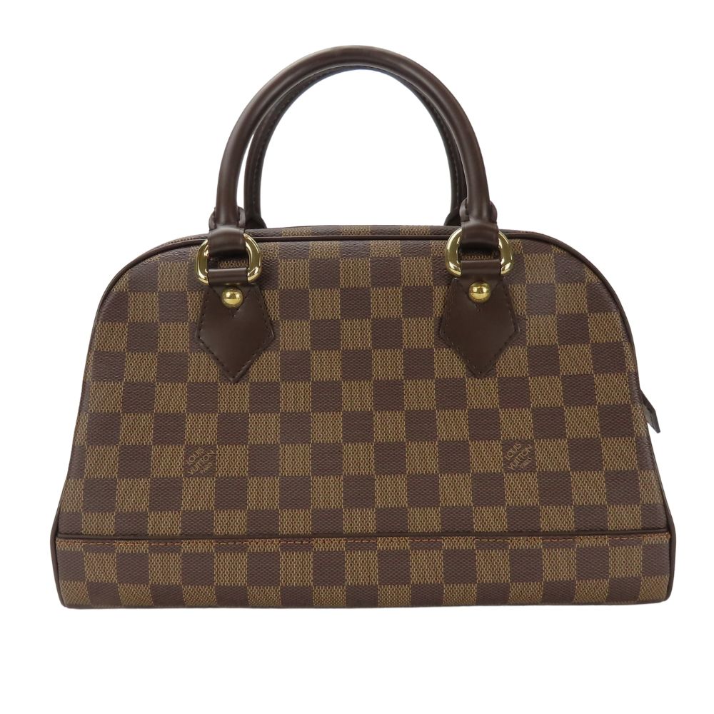 LOUIS VUITTON Handbag Damier, Leather Ebene Duomo Women