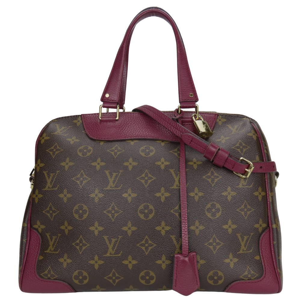LOUIS VUITTON Handbag Monogram, Leather Brown Retiro Women