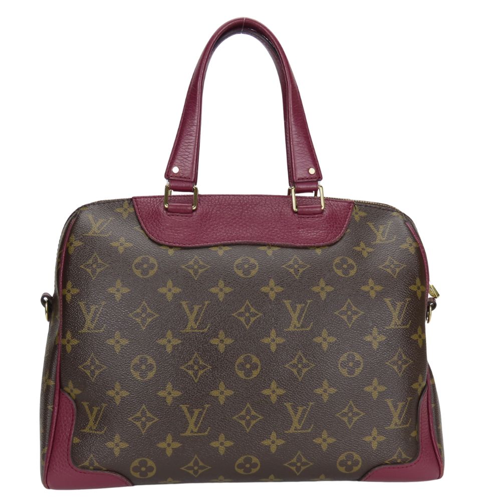 LOUIS VUITTON Handbag Monogram, Leather Brown Retiro Women