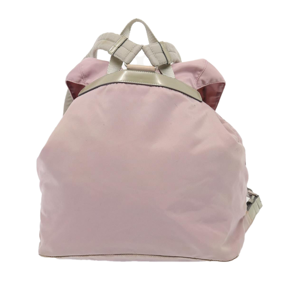 PRADA Hand Bag Nylon Pink Auth
