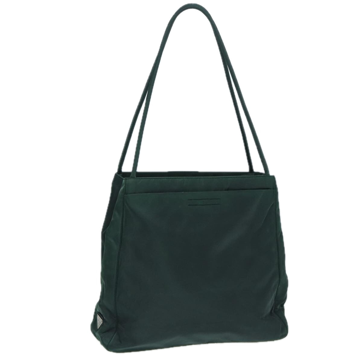 PRADA Tote Bag Nylon Green Auth