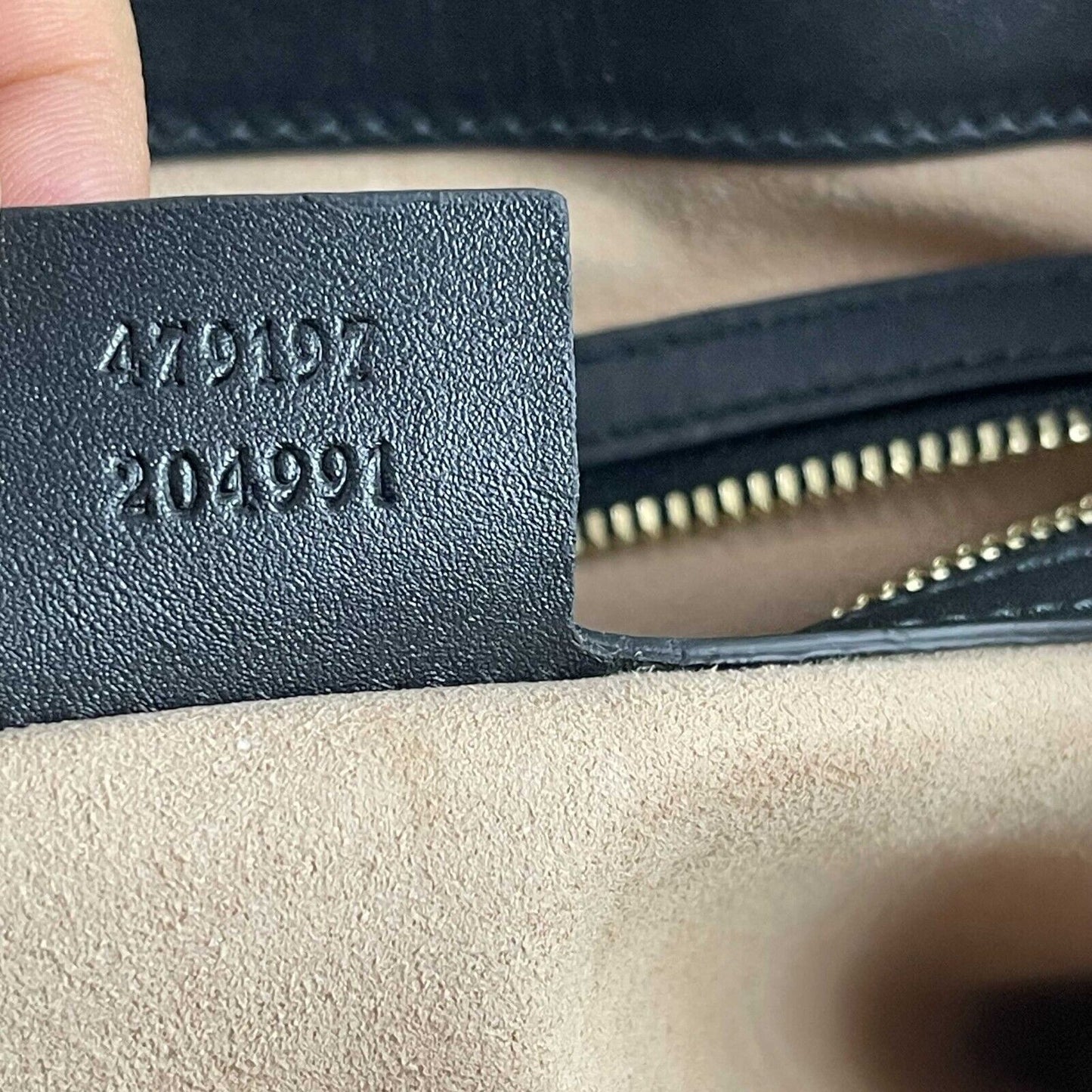 Gucci Monogram Chain Leather Tote