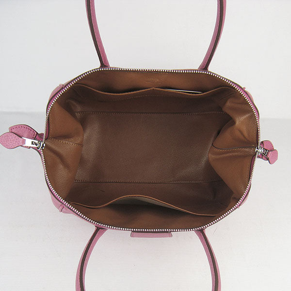 Luxury Hermes Paris Bombay Victoria Handbag peach