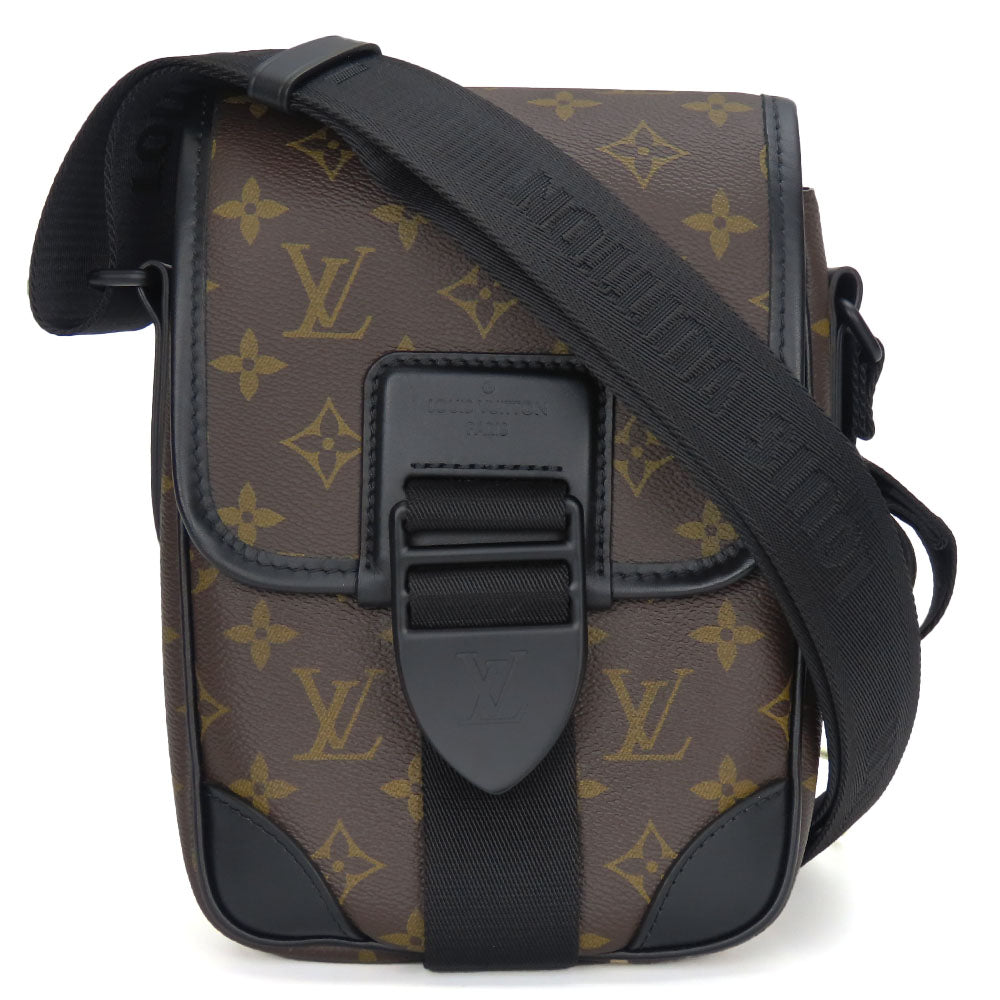LOUIS VUITTON Shoulder Bag Monogram macacer Brown archie messenger