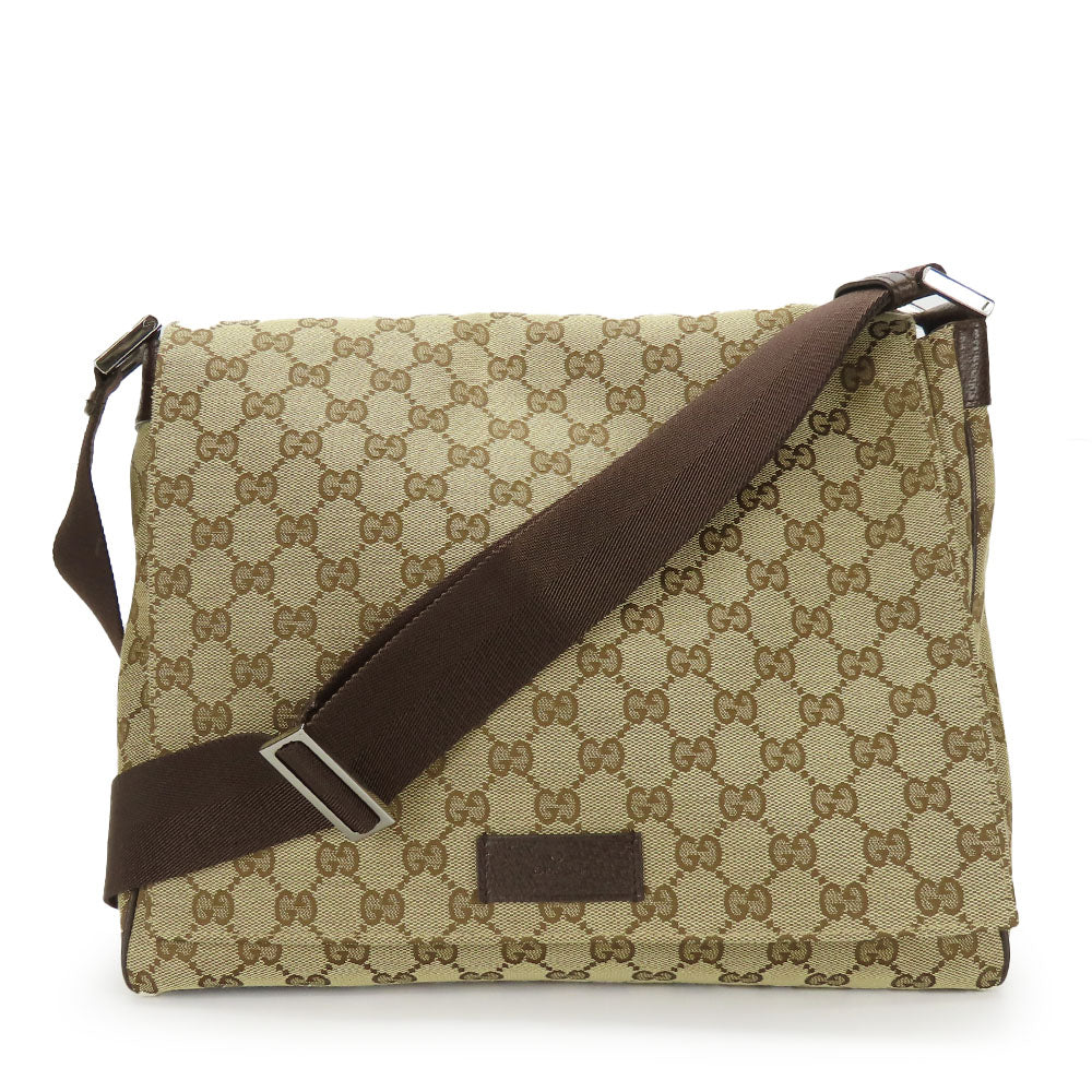 GUCCI Shoulder Bag 146236 GG canvas beige
