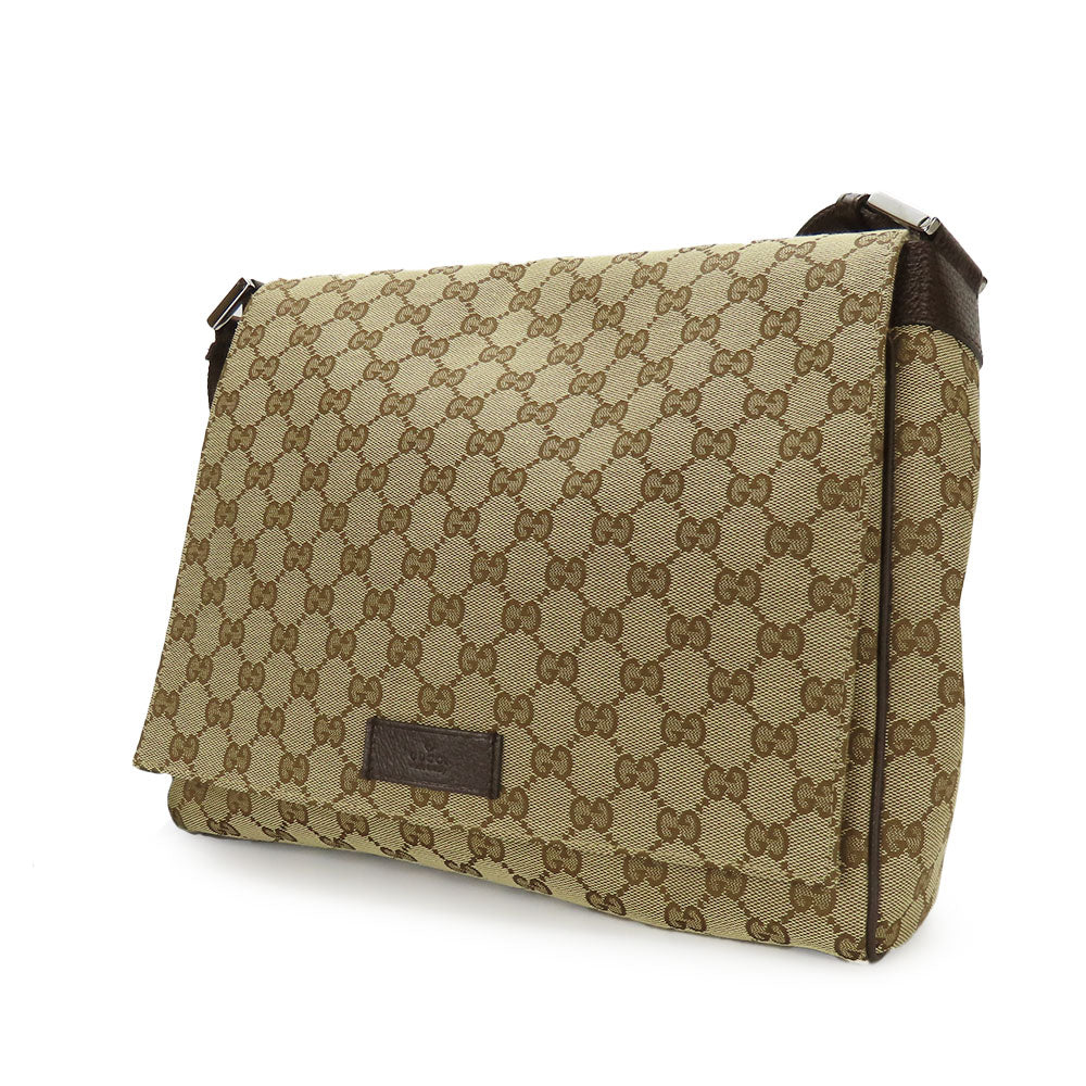GUCCI Shoulder Bag 146236 GG canvas beige