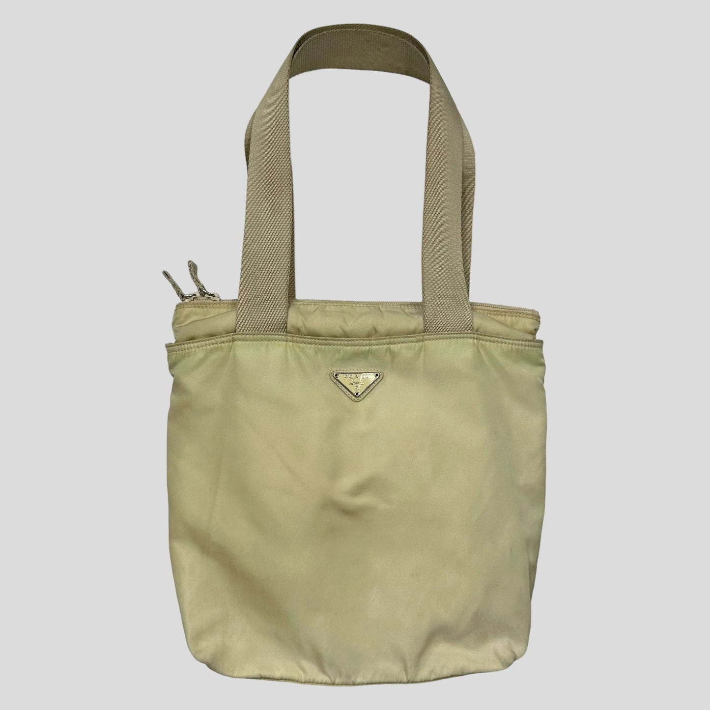 Prada Milano 00s Nylon Tote Shoulder Bag
