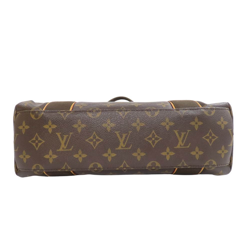 LOUIS VUITTON Tote Bag Monogram Brown Hippo Bobour Women