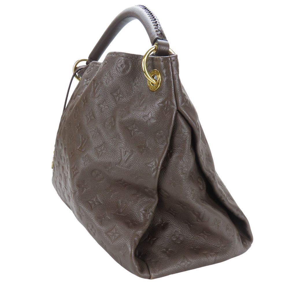 LOUIS VUITTON Shoulder Bag Monogram Ann Platt Dark brown ArtsyMM Women