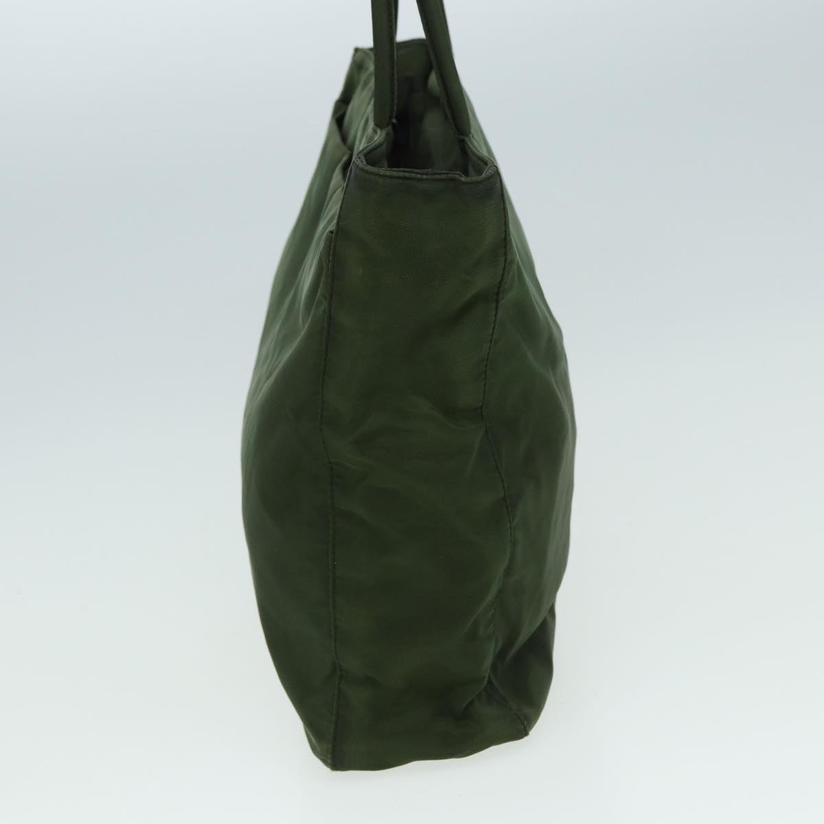 PRADA Tote Bag Nylon Khaki Auth