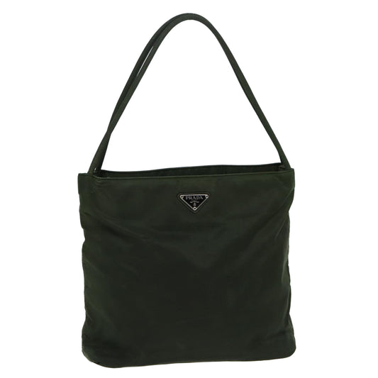 PRADA Tote Bag Nylon Khaki Auth