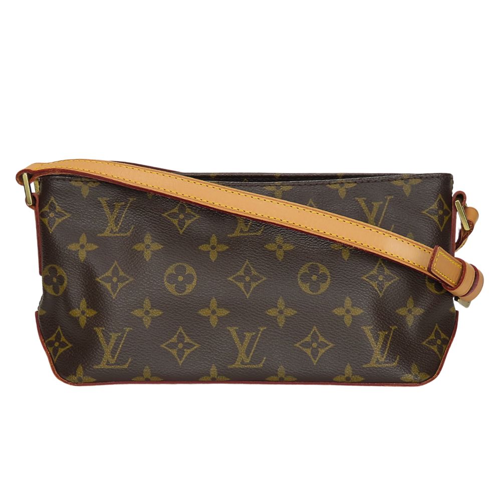 LOUIS VUITTON Shoulder Bag Monogram Brown Trotteur Women
