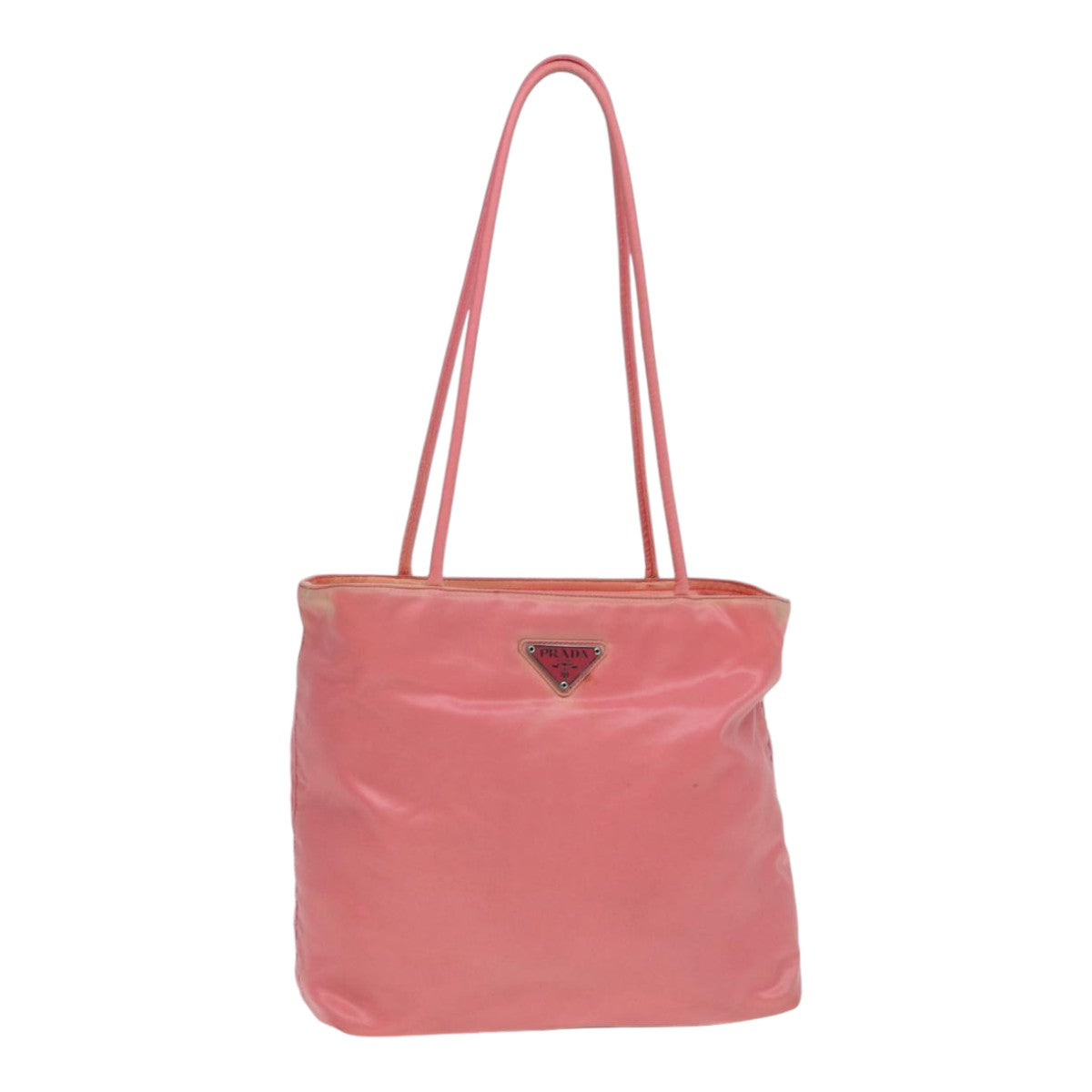 PRADA Tote Bag Nylon Pink Auth