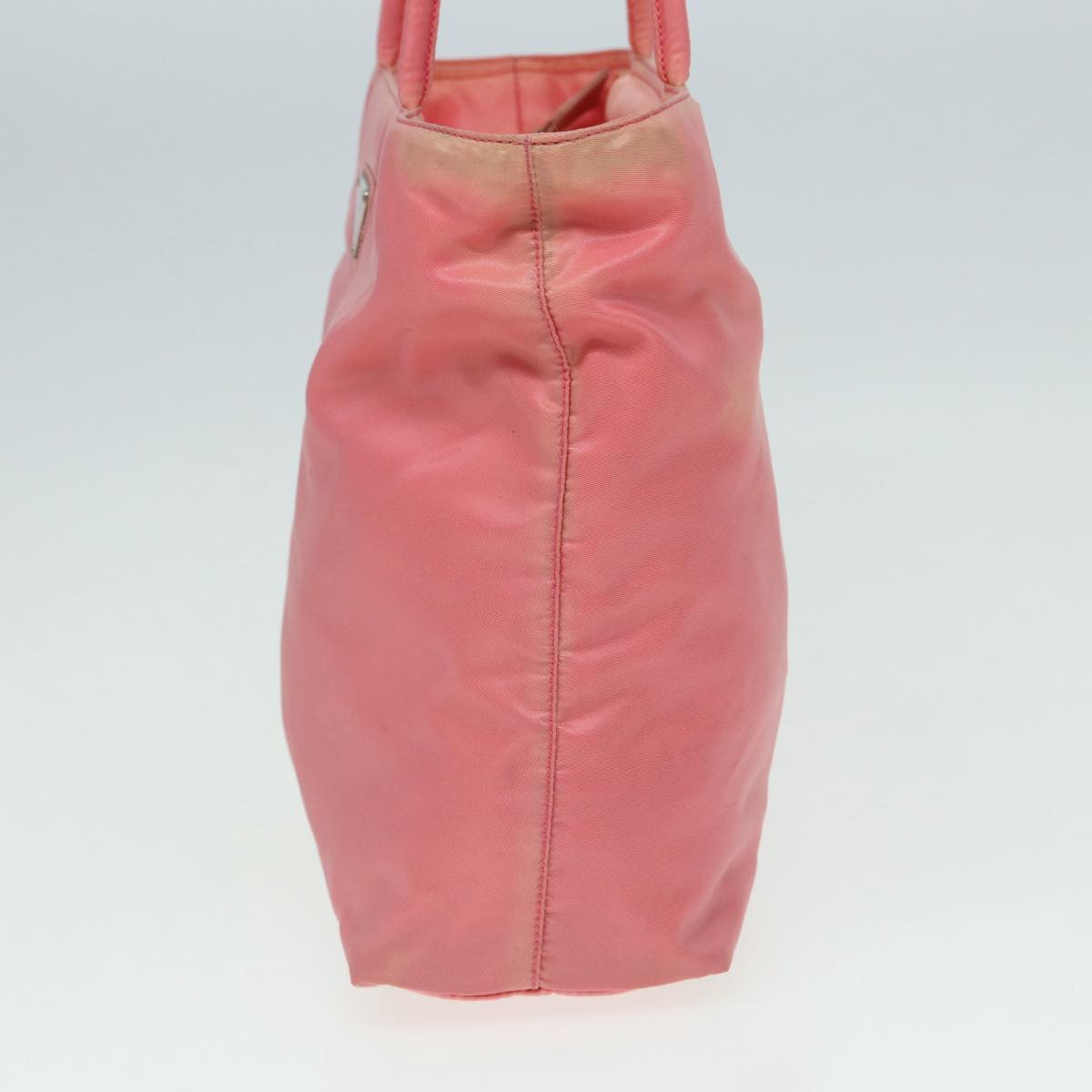 PRADA Tote Bag Nylon Pink Auth