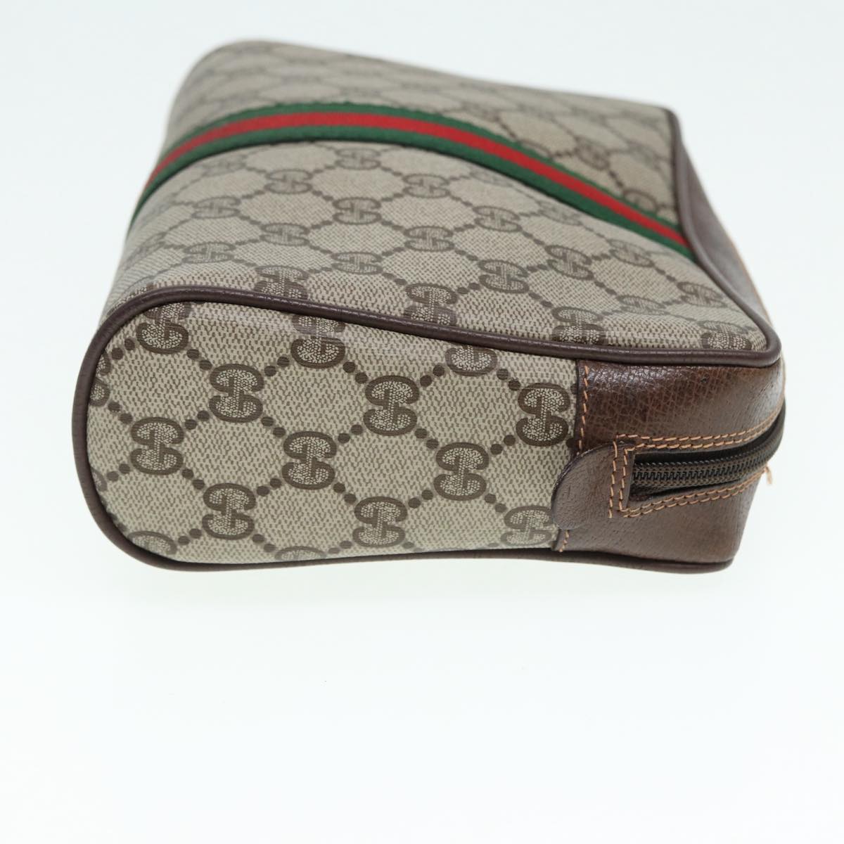 Gucci Leather Canvas Clutch