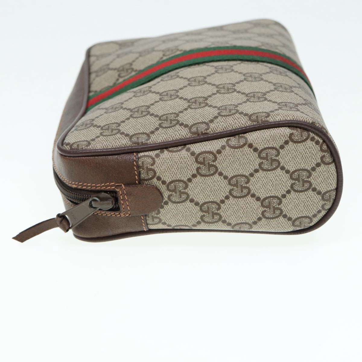 Gucci Leather Canvas Clutch