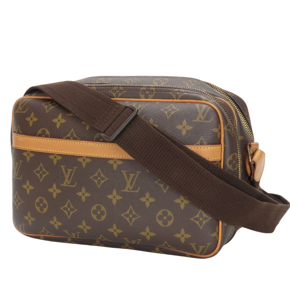 LOUIS VUITTON Shoulder Bag Monogram Brown Reporter PM