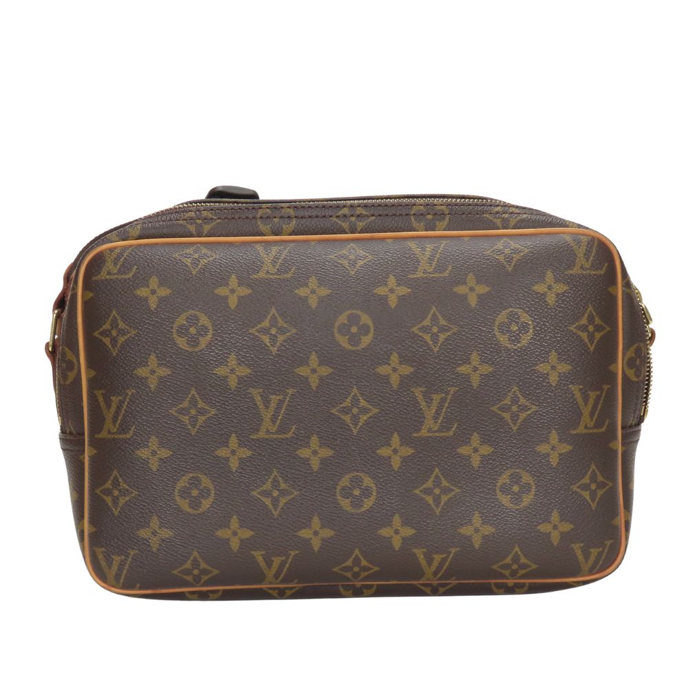 LOUIS VUITTON Shoulder Bag Monogram Brown Reporter PM