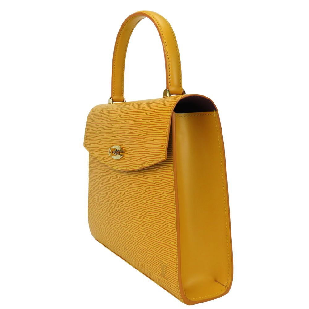 Luxury Women's Handbag | LOUIS VUITTON Handbag Epi Leather yellow Malesherbes