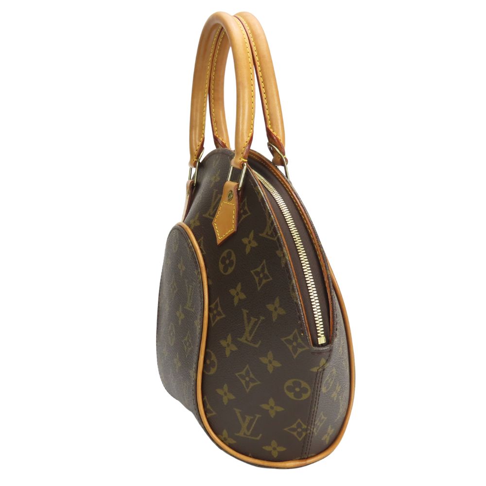 LOUIS VUITTON Handbag Monogram, Tanned Leather Brown EllipsePM Women