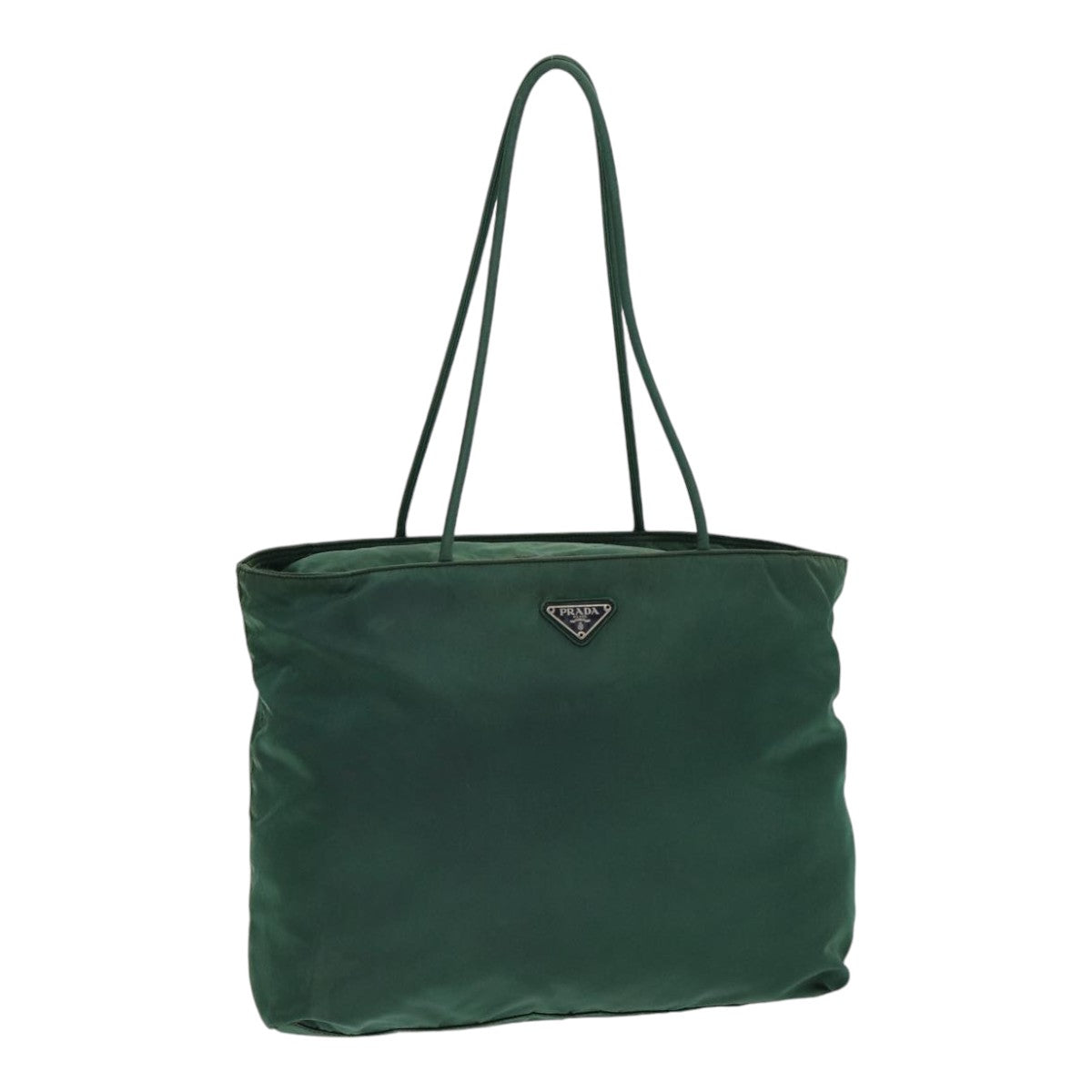 PRADA Tote Bag Nylon Khaki Auth