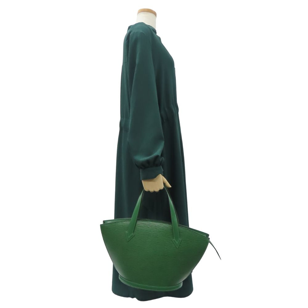 LOUIS VUITTON Handbag Epi Leather Borneo Green Sun jack Women